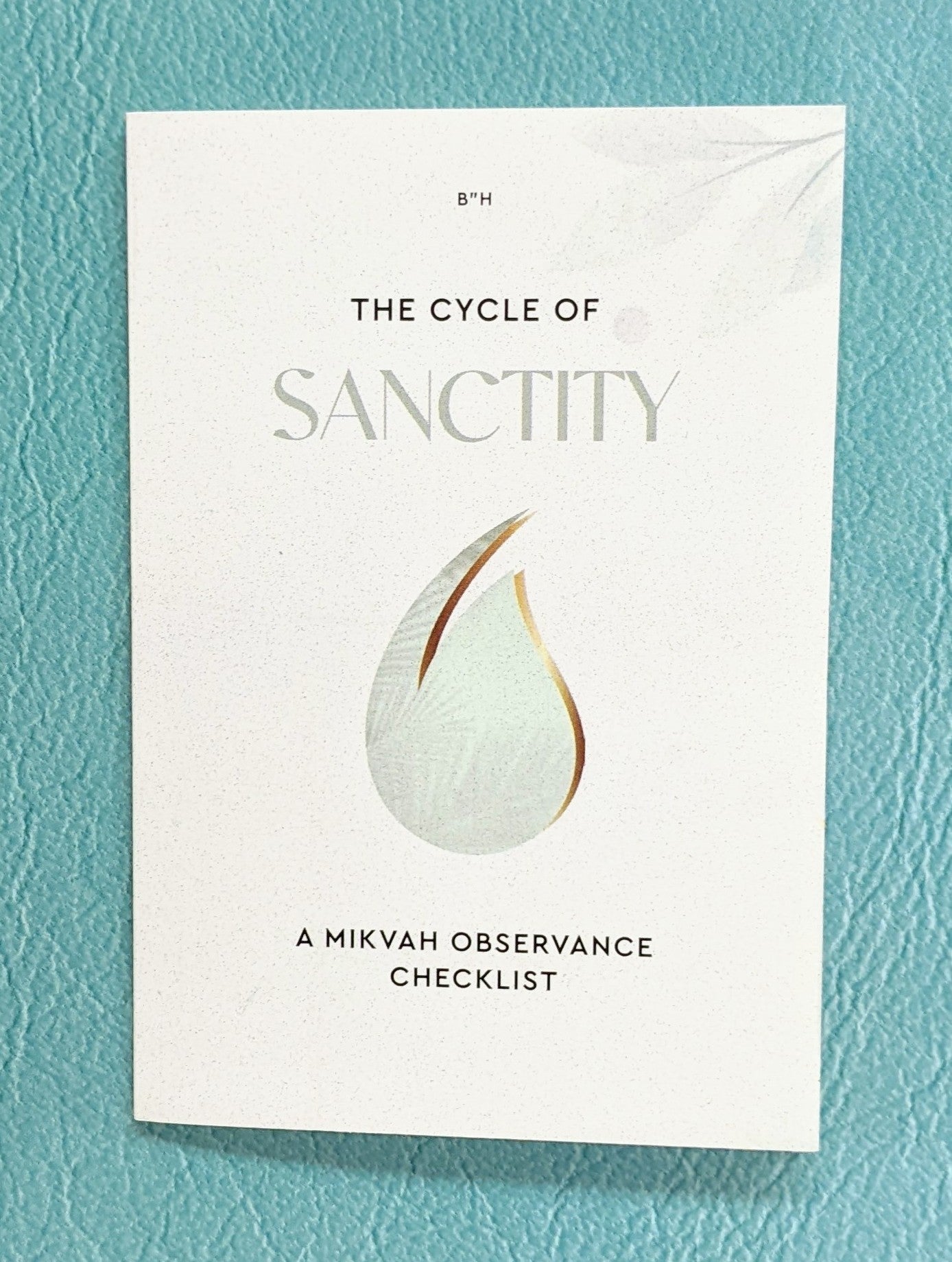 Pocket Sized Mikvah Preparation Checklist