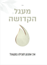 NEW! Pocket Sized Mikvah Preparation Checklist HEBREW