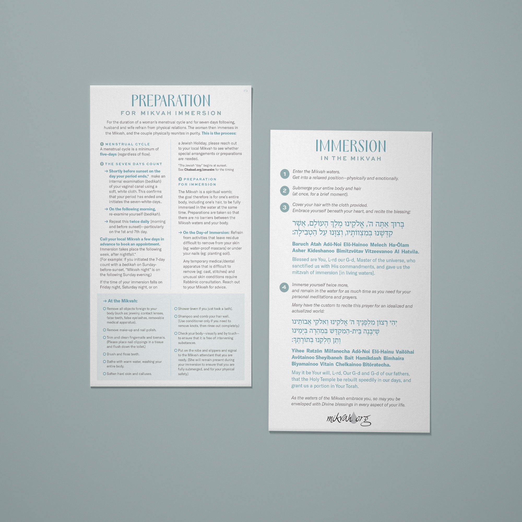 Purifying Waters Brochure Insert