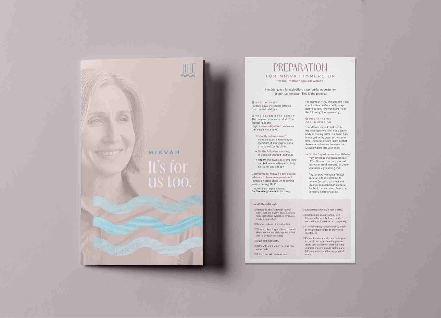 Mikvah Is for Us Too Brochure and Insert Set