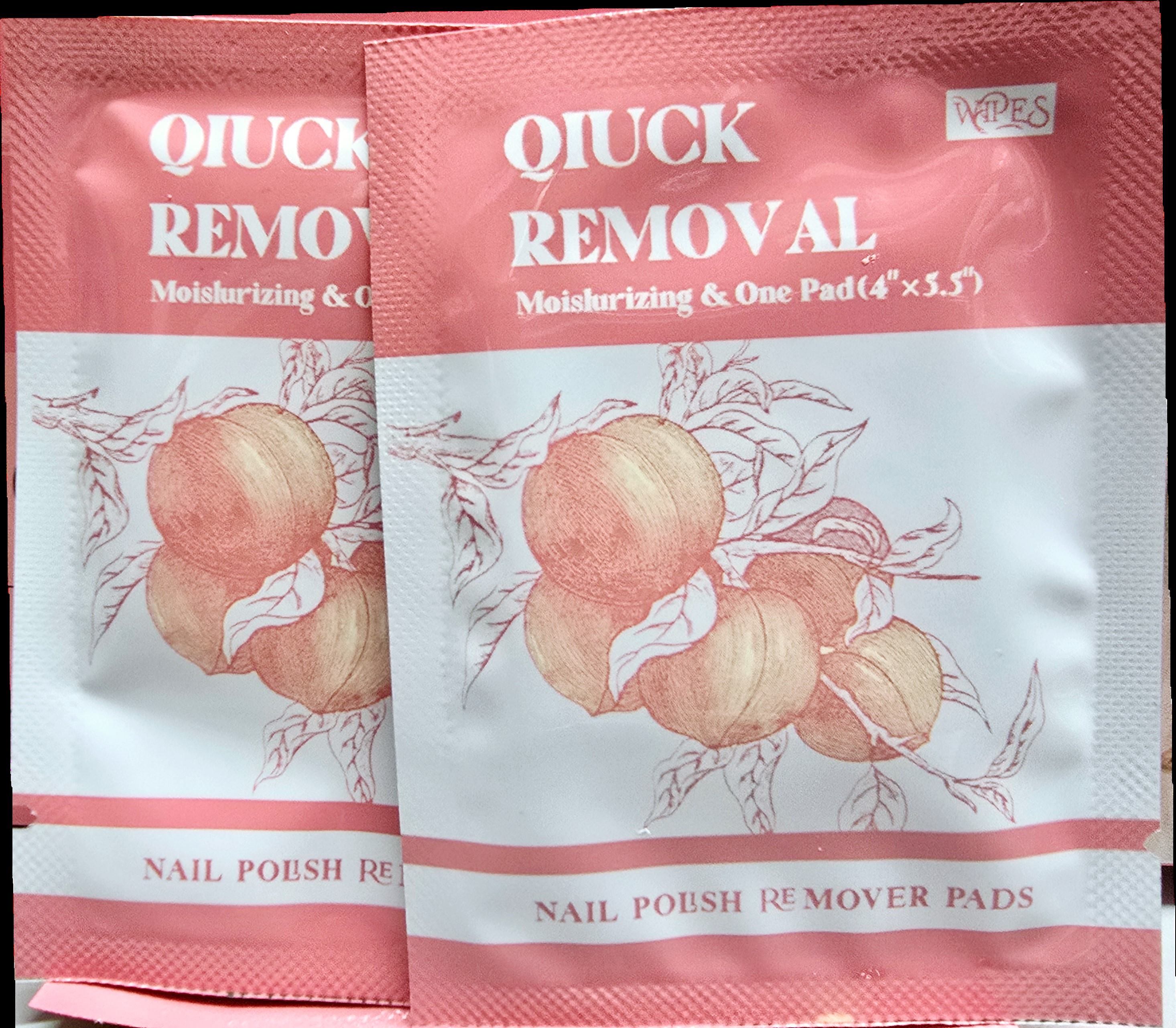 New Nail Polish Remover Wipes With Acetone (10 pcs)
