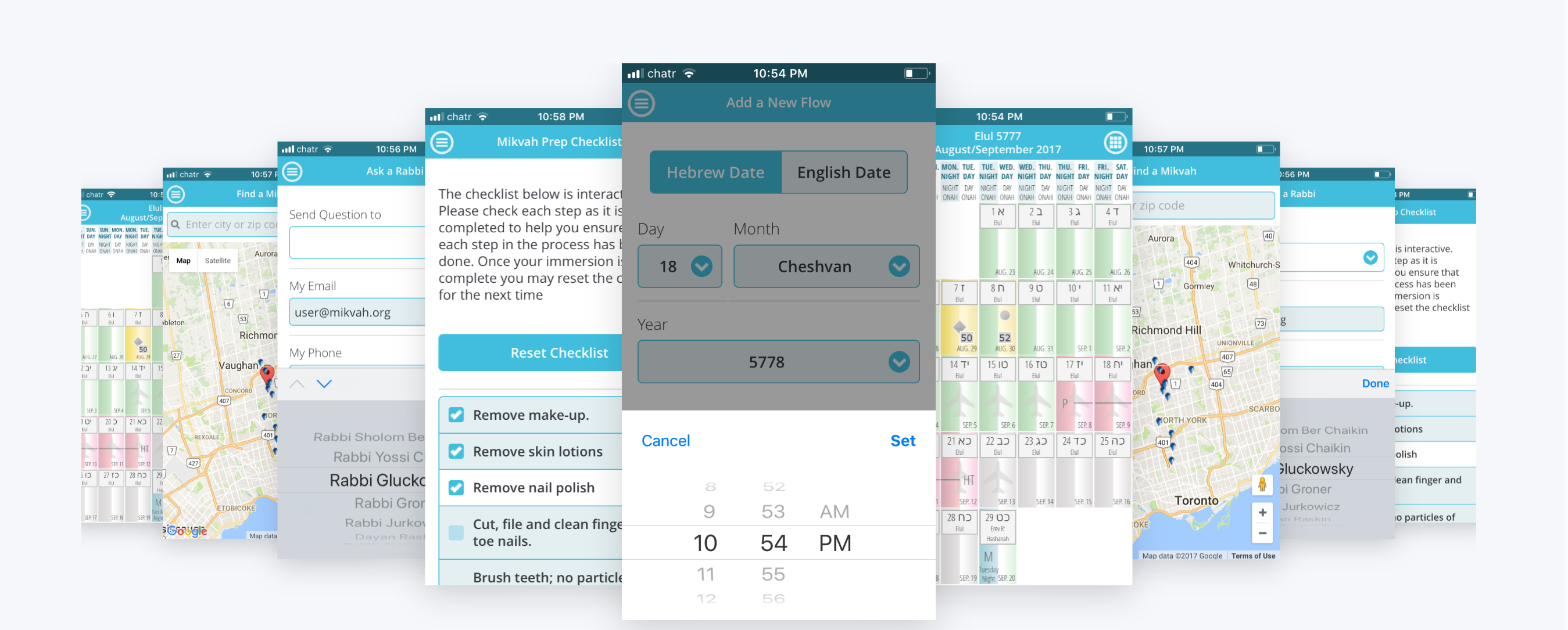 My Mikvah Calendar Gift Card