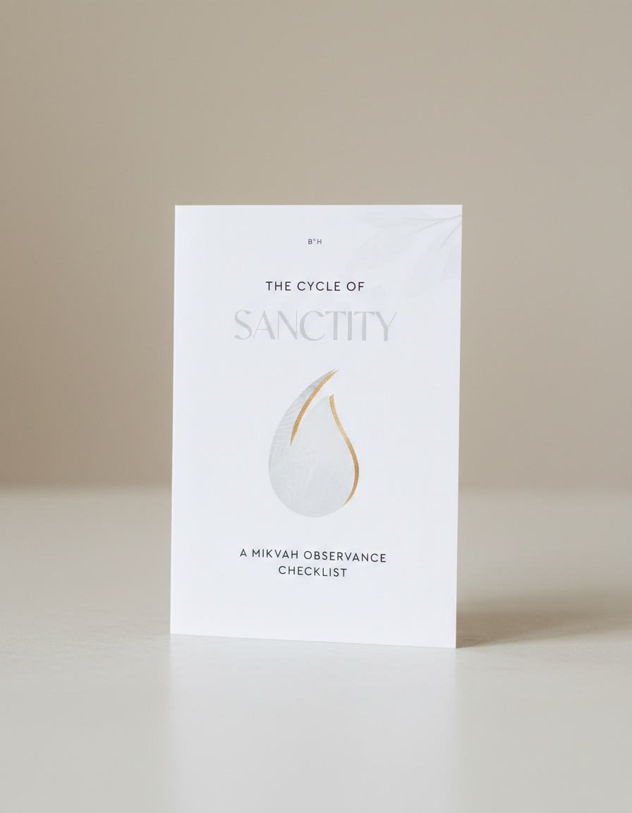 Pocket Sized Mikvah Preparation Checklist